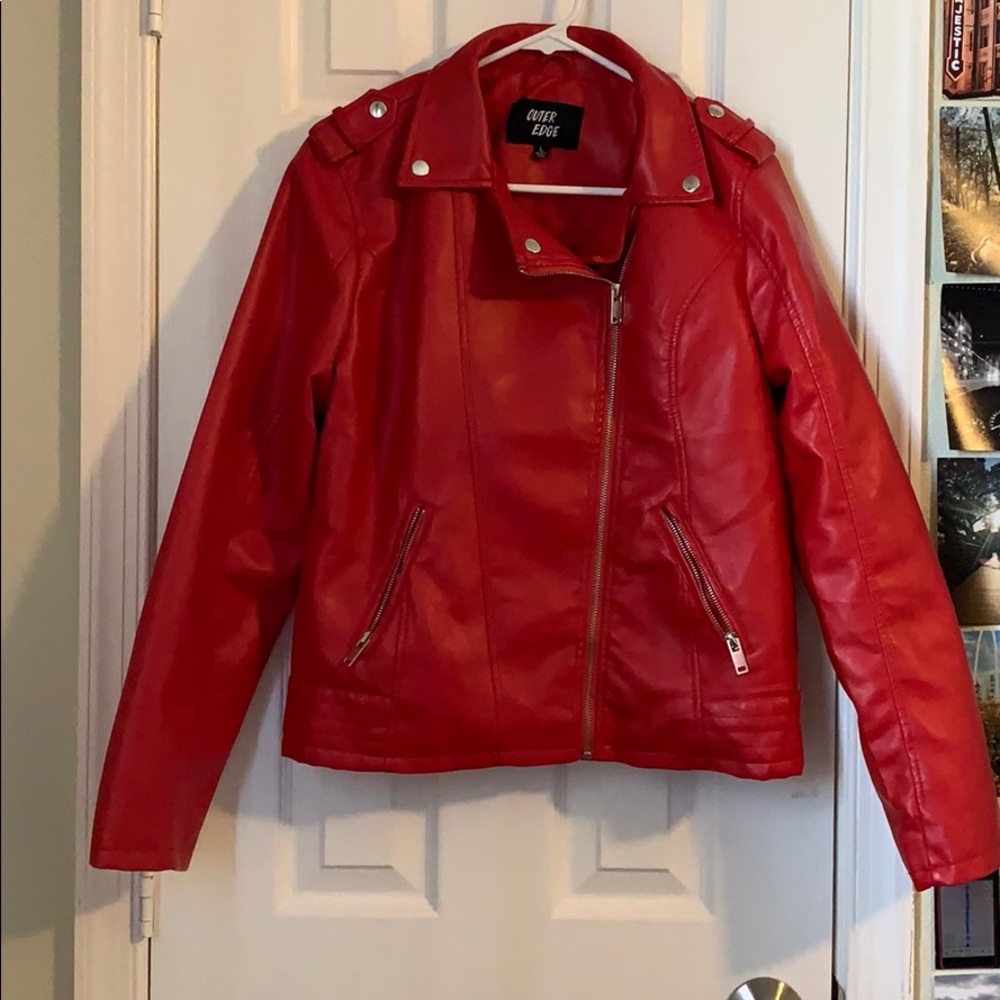 Leather like jacket